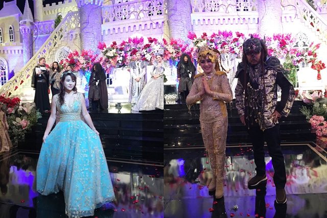 Game of Thrones di Pernikahan Berlian Insyirah Azzahro dengan Muhammad Nadhif Ramadhan